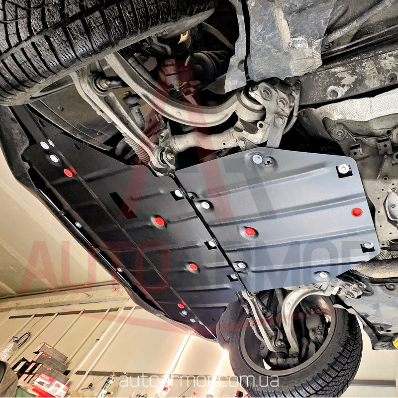 Захист двигуна Audi A4 B8 (2008-2015) крім Allroad Quattro Двигун: всі, [захищає Радіатор, Двигун, КПП] - ТИТАН (Є на складі, 2мм!)