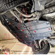 Захист двигуна Audi A4 B8 (2008-2015) крім Allroad Quattro Двигун: всі, [захищає Радіатор, Двигун, КПП] - ТИТАН (Є на складі, 2мм!)