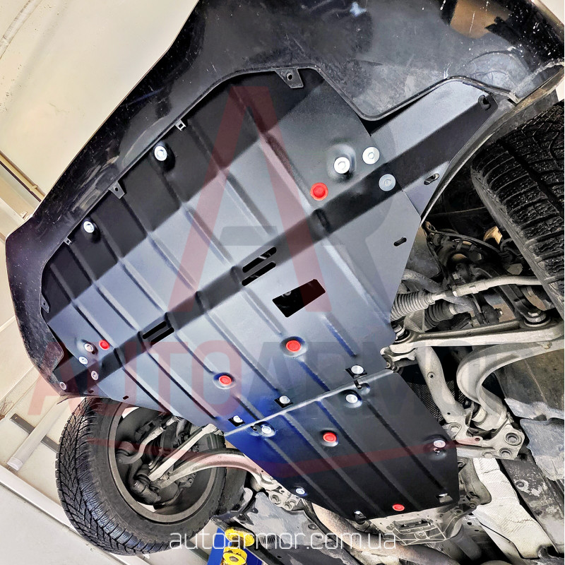 Захист двигуна Audi A4 B8 (2008-2015) крім Allroad Quattro Двигун: всі, [захищає Радіатор, Двигун, КПП] - ТИТАН (Є на складі, 2мм!)