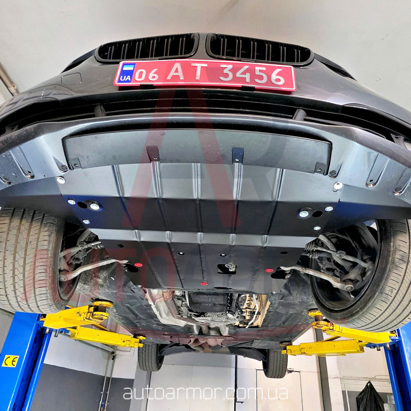 Захист двигуна BMW 3 Series F30/F31/F34/F35 (2012-2019) замість пильовика  4WD Двигун: Двигун: всі, [захищає Радіатор, Двигун] - ТИТАН