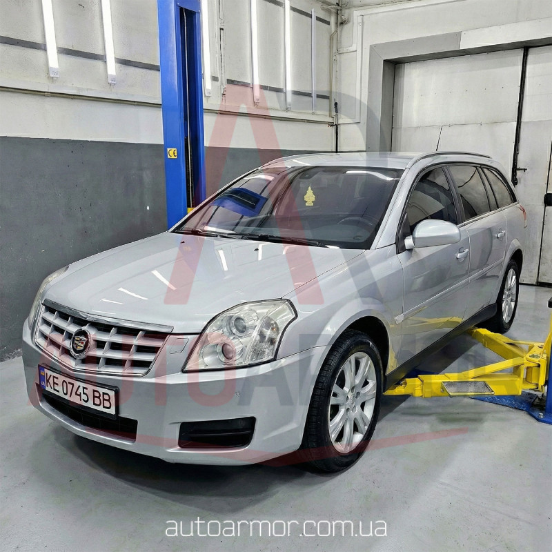 Захист двигуна Cadillac BLS (2006-2009) Двигун: всі, [захищає Двигун та КПП] - ТИТАН (Є на складі, 2мм!)