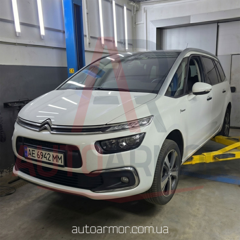 Захист двигуна Citroen Grand C4 Picasso II (2013-2022) Двигун: всі, [захищає Двигун, КПП] - ТИТАН (Є на складі, 2мм!)
