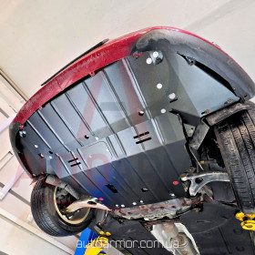 Захист двигуна Ford C-Max II (2009-2019) замість пильовика Двигун: Hybrid, [захищає Радіатор, Двигун, КПП] - ТИТАН