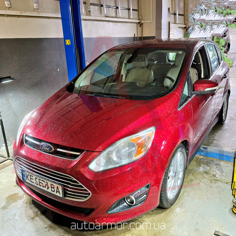 Захист двигуна Ford C-Max II (2009-2019) замість пильовика Двигун: Hybrid, [захищає Радіатор, Двигун, КПП] - ТИТАН