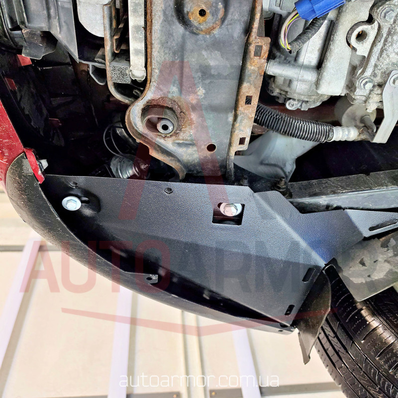 Захист двигуна Ford C-Max II (2009-2019) замість пильовика Двигун: Hybrid, [захищає Радіатор, Двигун, КПП] - ТИТАН