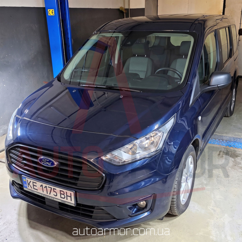 Захист двигуна Ford Connect II (2012-2023) зверху пильовика Двигун: всі, [захищає Радіатор, Двигун, КПП] - ТИТАН (Є на складі, 2мм!)