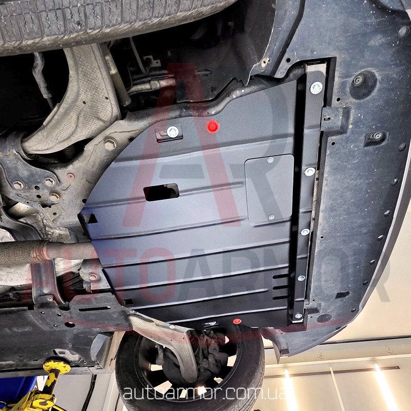 Захист двигуна Ford Edge II (2014-2024) Америка Двигун: 3.5L, [захищає Двигун та КПП] - ТИТАН