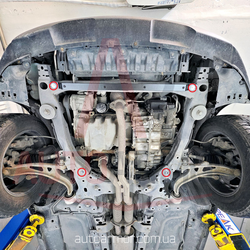 Захист двигуна Ford Explorer V (2010-2019) Двигун: крім EcoBoost, [захищає Двигун та КПП] - ТИТАН (Є на складі, 2мм!)