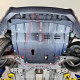 Захист двигуна Ford Fiesta VI (2008-2019) з бок. крилами Двигун: крім 1.0L, [захищає Двигун та КПП] - ТИТАН (Є на складі, 2мм!)