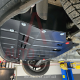 Захист двигуна Ford Fiesta VI (2008-2019) з бок. крилами Двигун: крім 1.0L, [захищає Двигун та КПП] - ТИТАН (Є на складі, 2мм!)