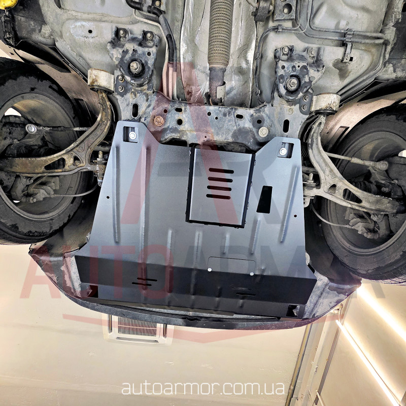 Захист двигуна Ford Flex (2009-2019) Двигун: крім EcoBoost, [захищає Двигун та КПП] - ТИТАН (Є на складі, 2мм!)