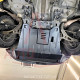 Захист двигуна Ford Flex (2009-2019) Двигун: крім EcoBoost, [захищає Двигун та КПП] - ТИТАН (Є на складі, 2мм!)