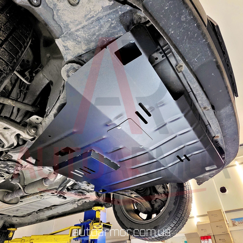 Захист двигуна Ford Flex (2009-2019) Двигун: крім EcoBoost, [захищає Двигун та КПП] - ТИТАН (Є на складі, 2мм!)