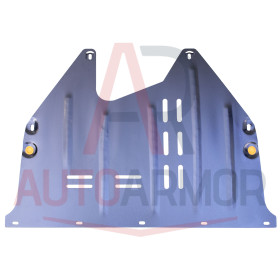 Захист двигуна Ford Fusion II (2012-2020) Америка Двигун: крім 2.7L, [захищає Двигун та КПП] - ТИТАН (Є на складі, 2мм!)