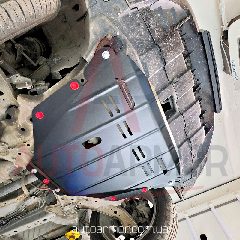 Захист двигуна Honda CR-V III (2007-2012) Двигун: всі, [захищає Двигун та КПП] - ТИТАН (Є на складі, 2мм!)
