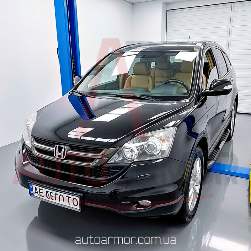 Захист двигуна Honda CR-V III (2007-2012) Двигун: всі, [захищає Двигун та КПП] - ТИТАН (Є на складі, 2мм!)