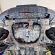 Защита двигателя Hyundai SantaFe II FL (2009-2012) Двигатель: все, [защищает Двигатель и КПП] - ТИТАН (Є на складі, 2мм!)