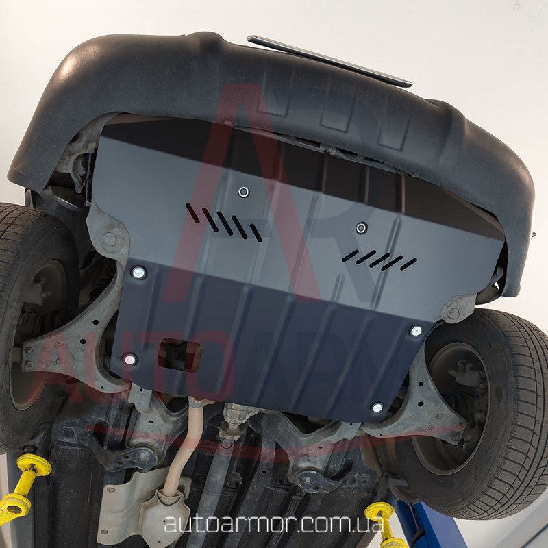 Защита двигателя Hyundai Tucson I (JM) (2004-2011) вместо пыльника Двигатель: все, [защищает Двигатель и КПП] - ТИТАН (Є на складі, 2мм!)