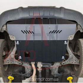 Защита двигателя Hyundai Tucson I (JM) (2004-2011) вместо пыльника Двигатель: все, [защищает Двигатель и КПП] - ТИТАН (Є на складі, 2мм!)