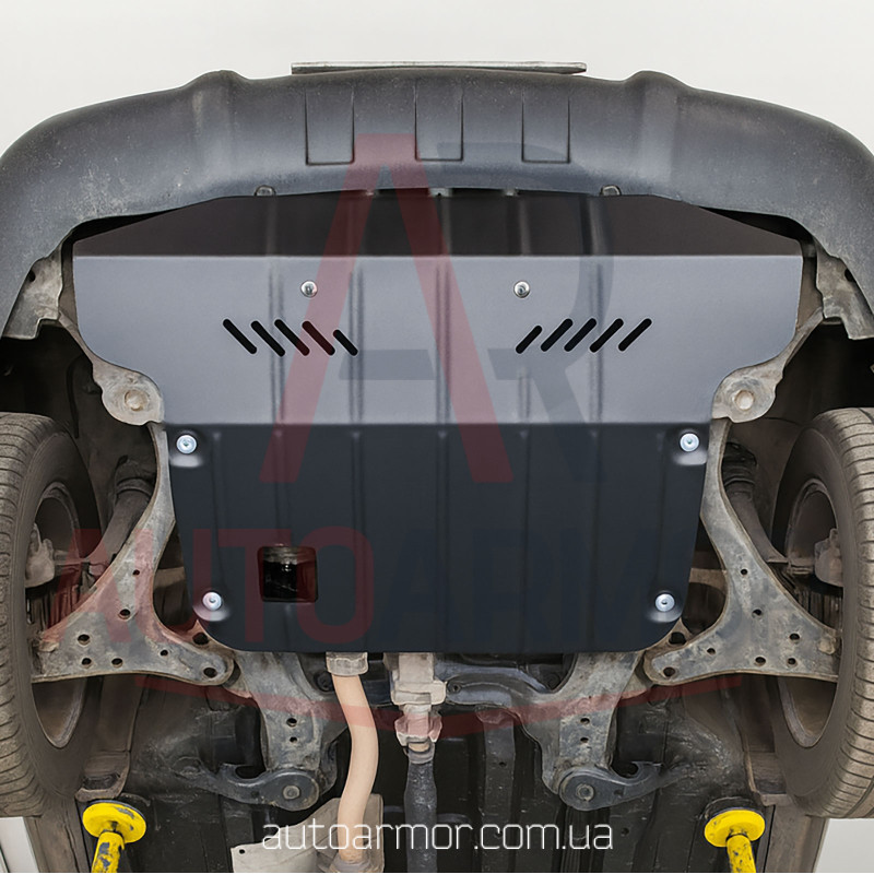 Защита двигателя Hyundai Tucson I (JM) (2004-2011) вместо пыльника Двигатель: все, [защищает Двигатель и КПП] - ТИТАН (Є на складі, 2мм!)