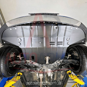 Защита двигателя Hyundai Tucson III (TL) (2015-2022) вместо пыльника Двигатель: 2.4L, [защищает Радиатор, Двигатель, КПП] - ТИТАН