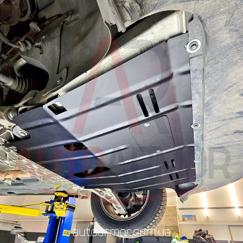 Захист двигуна Jeep Cherokee V (KL) (2013-2018) Двигун: 2.0L, 2.4L бензин, [захищає Двигун, КПП, Роздатка] - ТИТАН