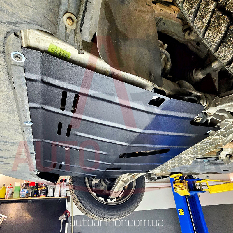 Захист двигуна Jeep Cherokee V (KL) (2013-2018) Двигун: 2.0L, 2.4L бензин, [захищає Двигун, КПП, Роздатка] - ТИТАН