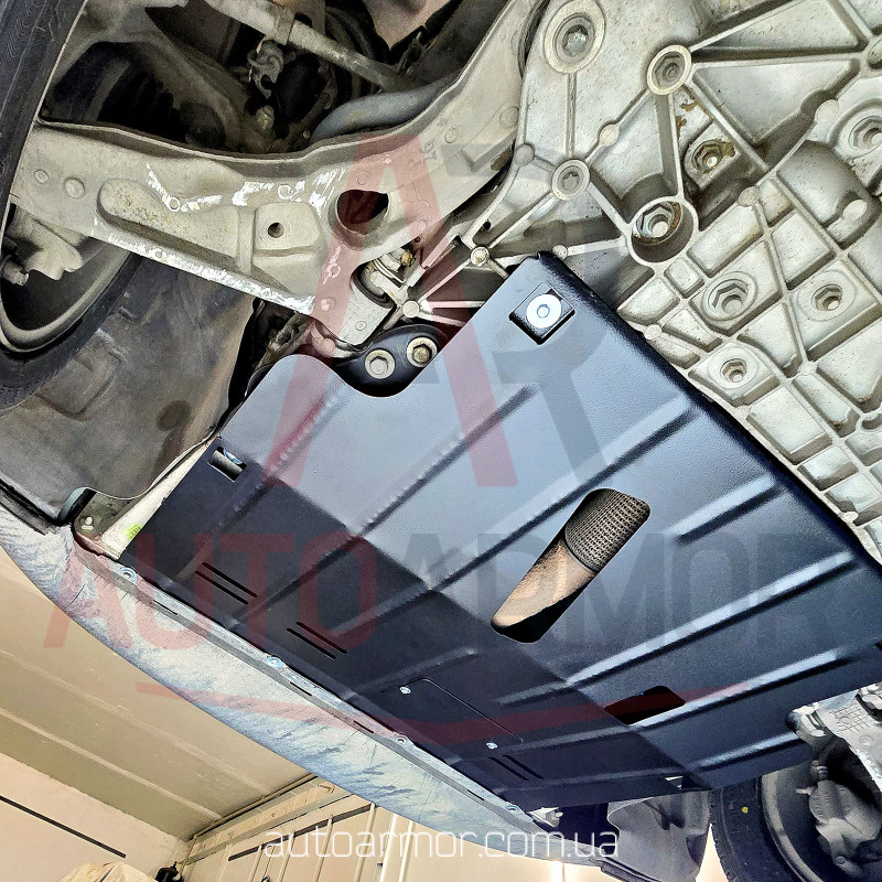 Захист двигуна Jeep Cherokee V (KL) (2013-2018) Двигун: 2.0L, 2.4L бензин, [захищає Двигун, КПП, Роздатка] - ТИТАН