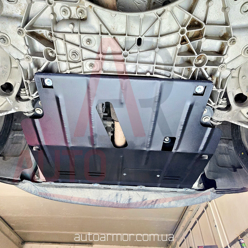 Захист двигуна Jeep Cherokee V (KL) (2013-2018) Двигун: 2.0L, 2.4L бензин, [захищає Двигун, КПП, Роздатка] - ТИТАН