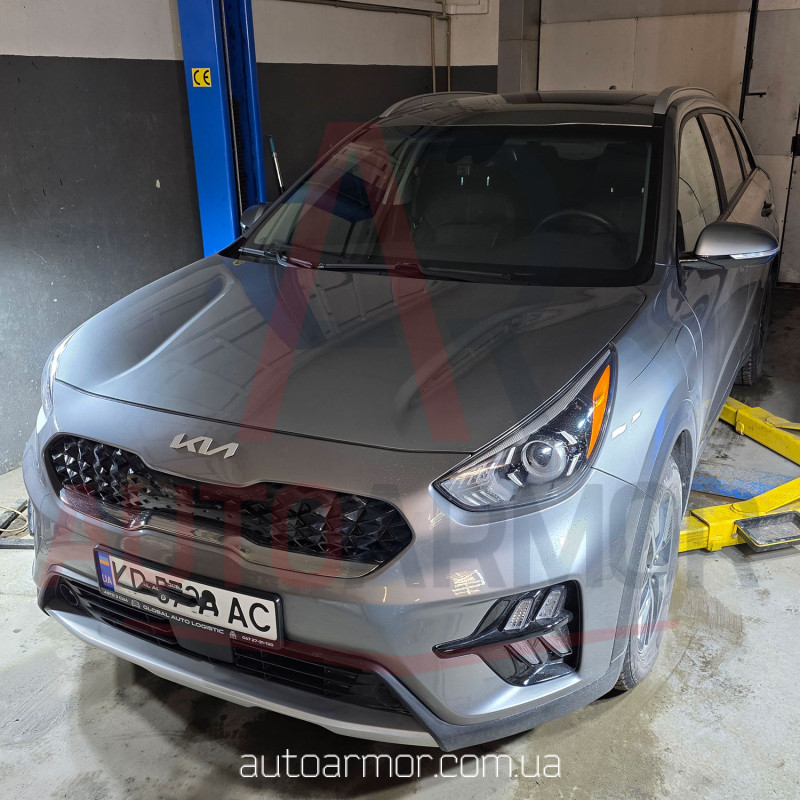 Захист двигуна Kia Niro I (DE) (2016-2022) Hybrid Двигун: всі, [захищає Радіатор, Двигун, КПП] - ТИТАН