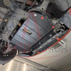 Захист двигуна Kia Rio II (JB) (2005-2011) Двигун: всі, [захищає Двигун та КПП] - ТИТАН