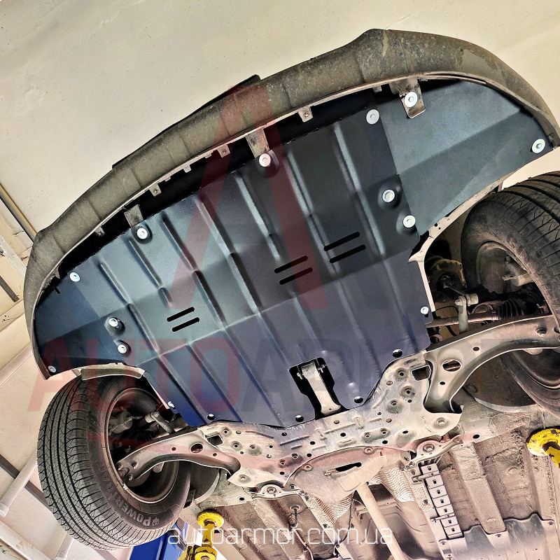 Захист двигуна Kia Sportage IV (QL) (2015-2022) замість пильовика Двигун: всі, [захищає Радіатор, Двигун, КПП] - ТИТАН (Є на складі, 2мм!)