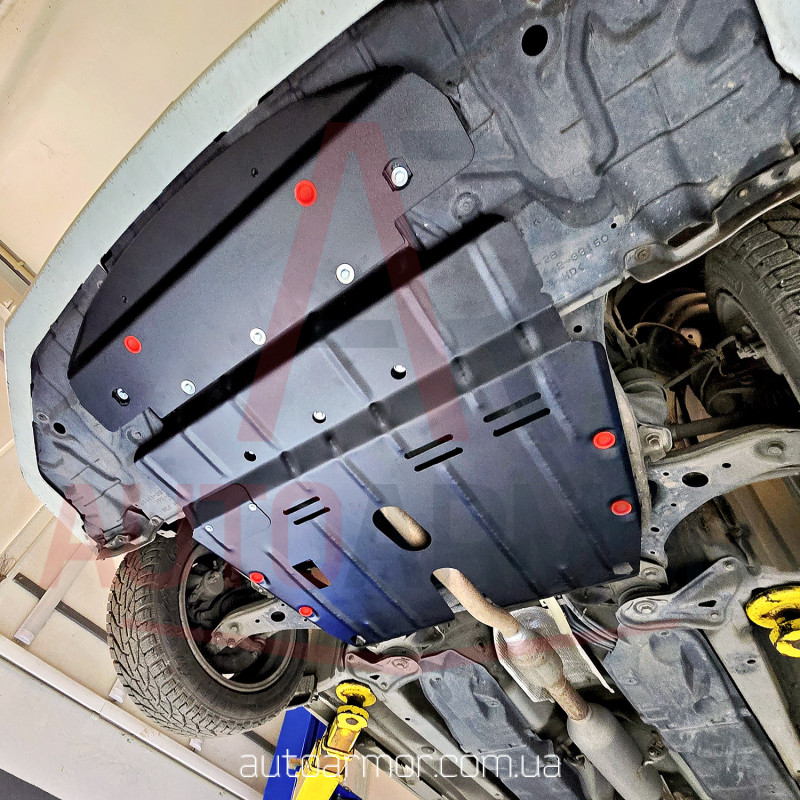 Защита двигателя Lexus ES VI (XV60) (2012-2018) Двигатель: 2.5L, [защищает Радиатор, Двигатель, КПП] - ТИТАН