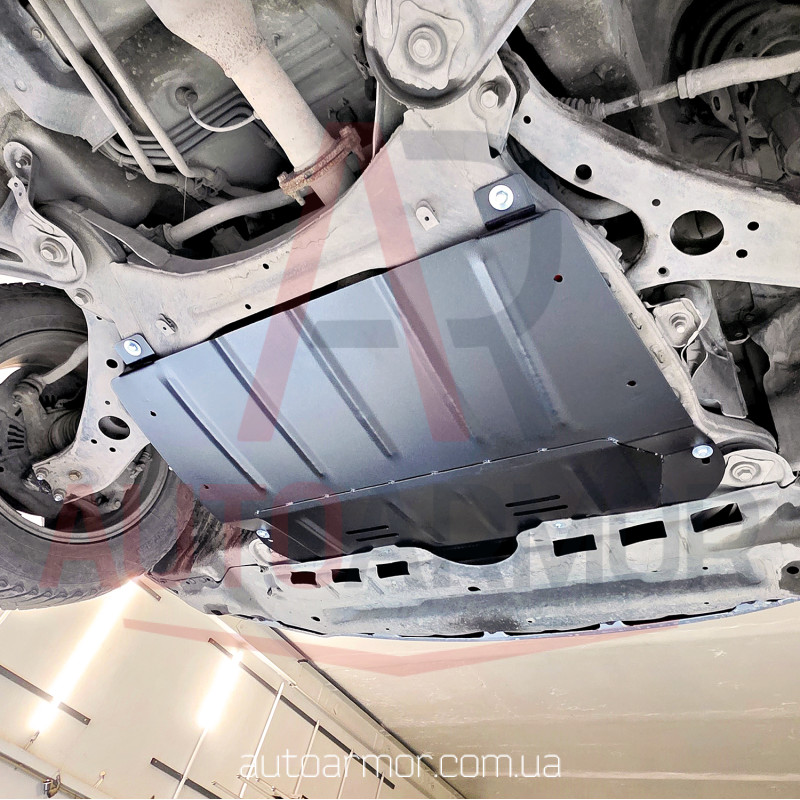 Защита двигателя Lexus RX II (RX400h) (2003-2008) Двигатель: 3.3L, [защищает Двигатель и КПП] - ТИТАН (Є на складі, 2мм!)