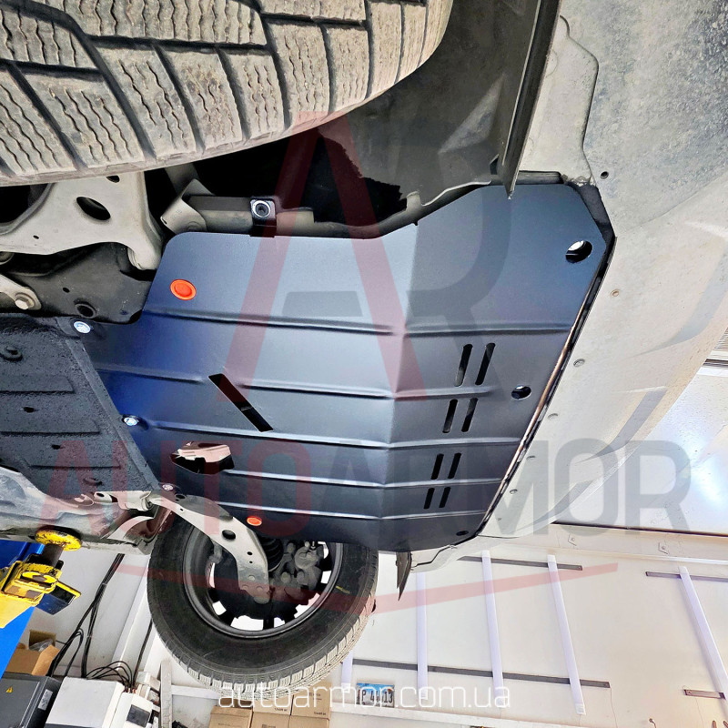 Захист двигуна Lincoln MKC (2014-2019) Двигун: всі, [захищає Радіатор, Двигун, КПП] - ТИТАН (Є на складі, 2мм!)