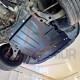 Захист двигуна Mazda 3 I (BK) (2003-2009) Двигун: 2.0L бензин, [захищає Радіатор, Двигун, КПП] - ТИТАН (Є на складі, 2мм!)