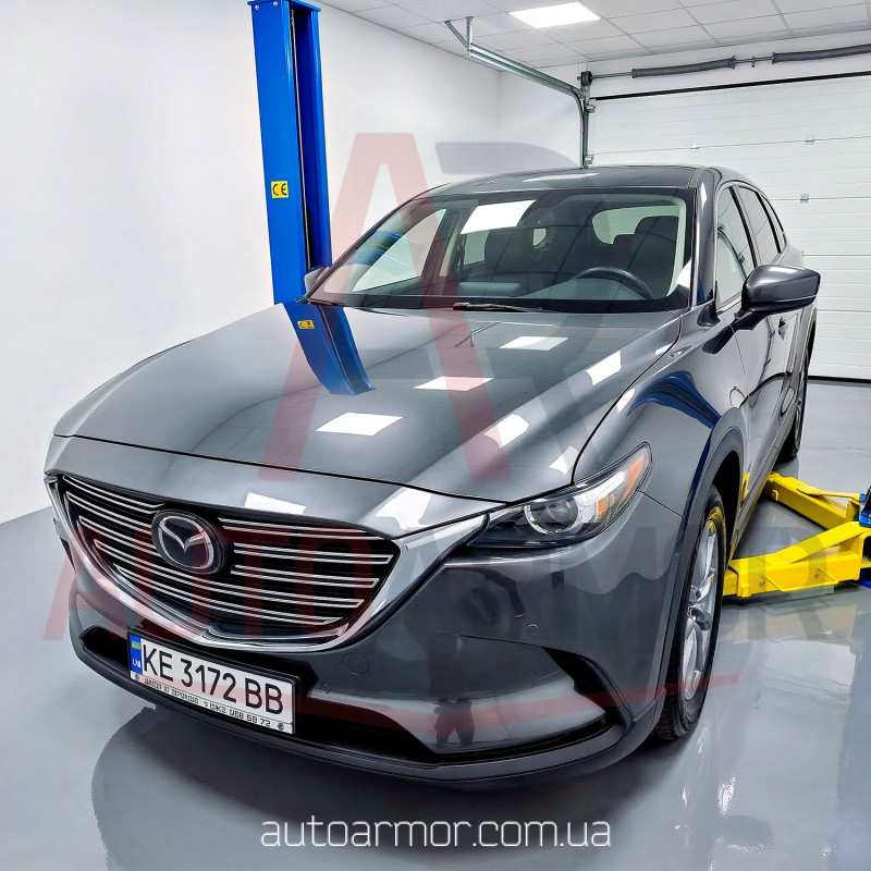 Захист двигуна Mazda CX-9 II (2016+) Двигун: всі, [захищає Радіатор, Двигун, КПП] - ТИТАН
