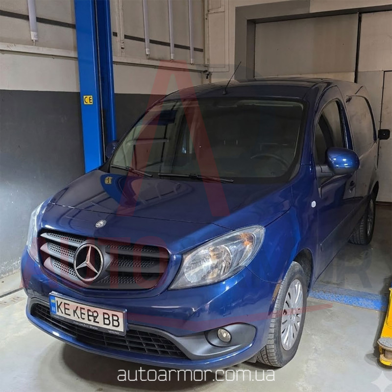 Защита двигателя Mercedes Citan (W415) (2012-2021) Двигатель: все, [защищает Двигатель и КПП] - ТИТАН (Є на складі, 2мм!)