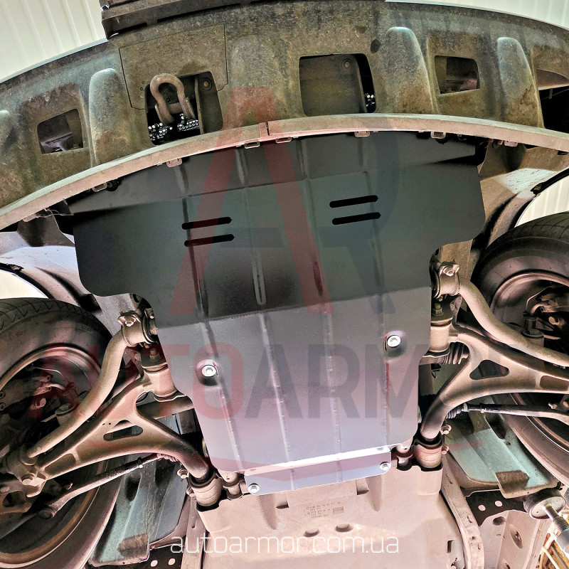 Захист двигуна Mercedes ML (W163) (1997-2005) Двигун: всі, [захищає Двигун] - ТИТАН (Є на складі, 2мм!)