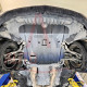Защита двигателя Mercedes S (W221) (2006-2013) 4WD Двигатель: 4.7L; 5.5L, [защищает Двигатель] - ТИТАН