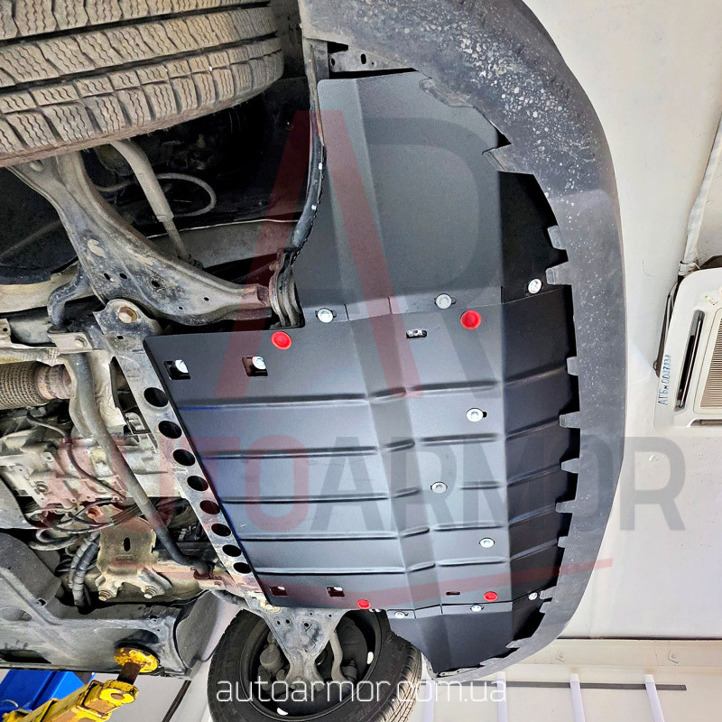 Захист двигуна Mercedes Vito (W447) (2014+) 2WD задній Двигун: всі, [захищає Радіатор та Двигун] - ТИТАН