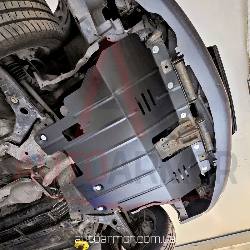 Защита двигателя Mitsubishi Lancer IX (2003-2008) Двигатель: все, [защищает Двигатель и КПП] - ТИТАН