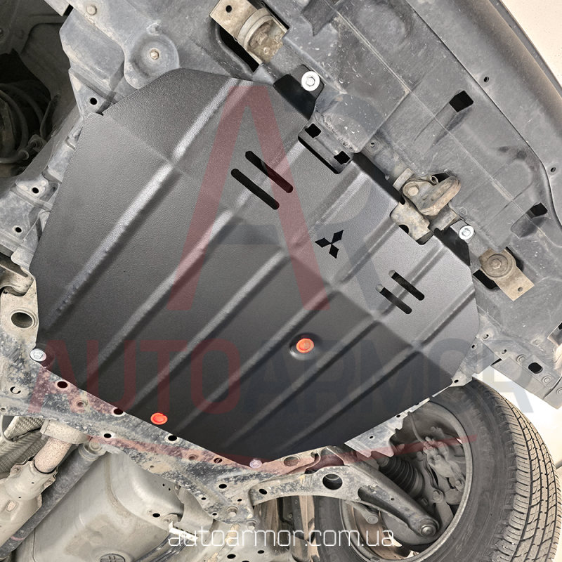 Захист двигуна Mitsubishi RVR III (2010+) Двигун: всі, [захищає Двигун та КПП] - ТИТАН