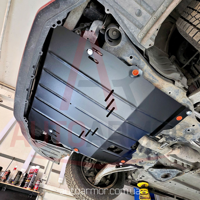 Защита двигателя Nissan Altima L33 (2013-2018) Двигатель: все, [защищает Радиатор, Двигатель, КПП] - ТИТАН