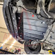 Защита двигателя Nissan Leaf I (2010-2017) Двигатель: все, [защищает Радиатор, Двигатель, КПП] - ТИТАН (Є на складі, 2мм!)
