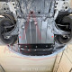 Защита двигателя Nissan Leaf II (2017+) Двигатель: все, [защищает Радиатор, Двигатель, КПП] - ТИТАН (Є на складі, 2мм!)