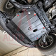 Захист двигуна Nissan X-Trail T32 (2014-2022) Закладні, Двигун: крім 2.5L, [захищає Радіатор, Двигун, КПП] - ТИТАН