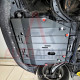 Захист двигуна Nissan X-Trail T32 (2014-2022) Закладні, Двигун: крім 2.5L, [захищає Радіатор, Двигун, КПП] - ТИТАН