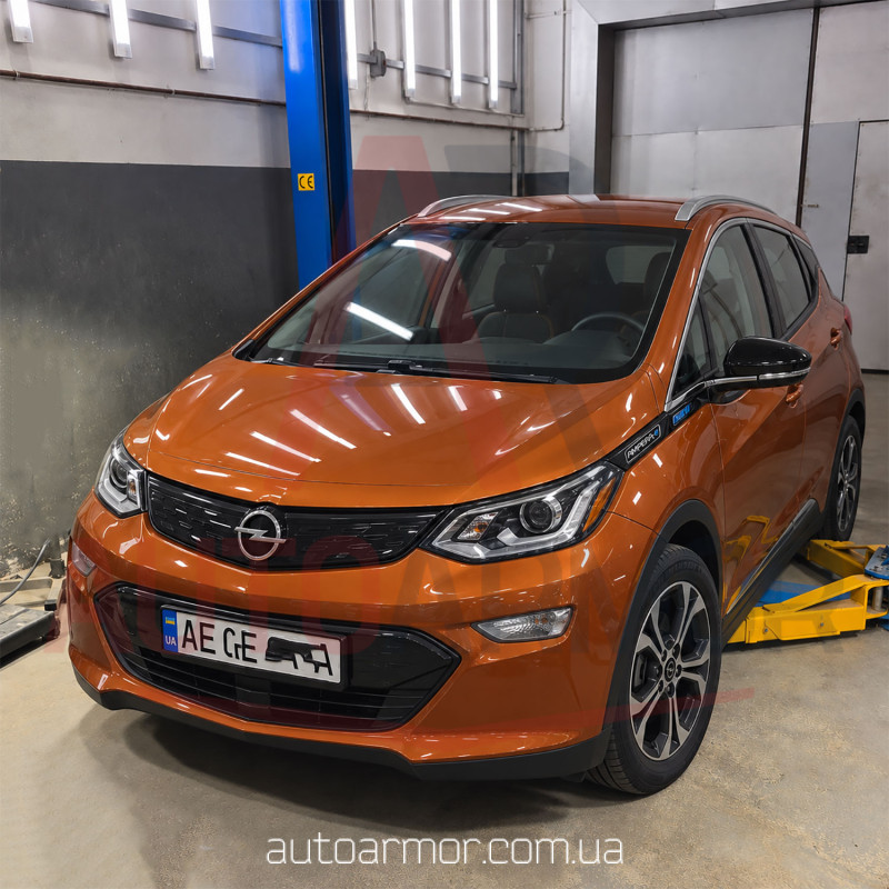 Захист двигуна Opel Ampera-E (2016-2020) Двигун: всі, [захищає Радіатор, Двигун, КПП] - ТИТАН (Є на складі, 2мм!)