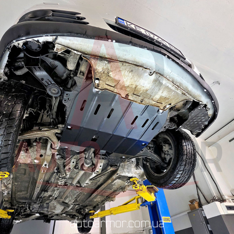 Захист двигуна Opel Vectra C (2002-2008) Двигун: всі, [захищає Двигун та КПП] - ТИТАН (Є на складі, 2мм!)